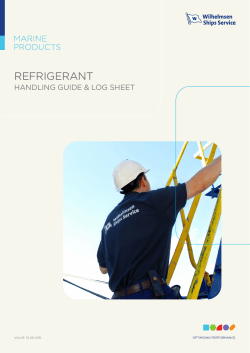 refrigerant - Wilhelmsen Ships Service