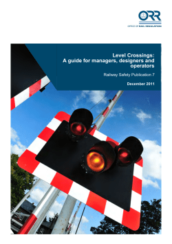 Level Crossings - Office of Rail and Road