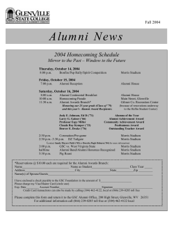 Alumni News - Glenville State College