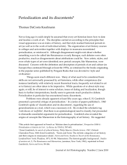 Periodization and its Discontents