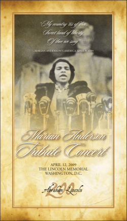 Tribute Concert - Daughters of the American Revolution