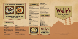 thank you! - Wally`s Falafel and Hummus