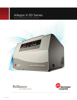 Allegra X-30 Series