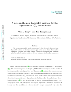 A note on the non-diagonal K-matrices for the trigonometric A