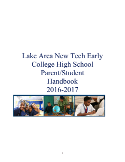 Lake Area Student Handbook 16_17