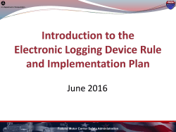 ELD Mandate Summary - Load Logistics Logo