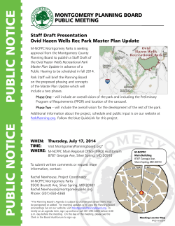 montgomery planning board public meeting