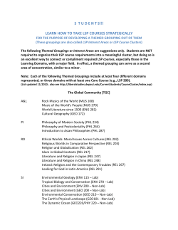 Themed Grouping suggestions - DePaul University Academics