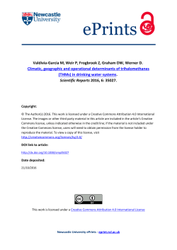 (THMs) in Drinking Water Systems