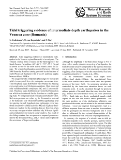 Tidal triggering evidence of intermediate depth earthquakes in the
