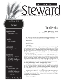 Praise - Adventist Stewardship