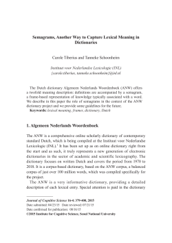Semagrams, Another Way to Capture Lexical Meaning in