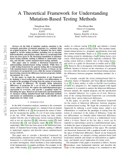 A Theoretical Framework for Understanding Mutation