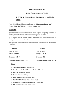 FYBA Compulsory English