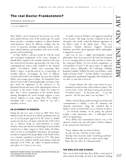 The real Doctor Frankenstein?