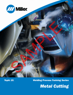 Metal Cutting - Miller Welding