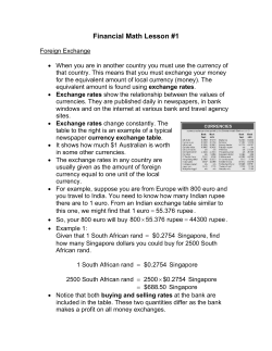 Financial Math Lesson #1