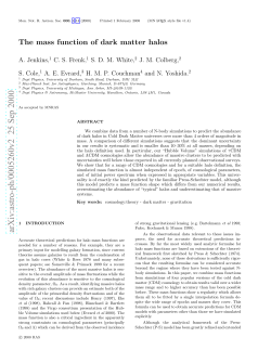 Mass function of dark matter halos