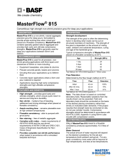 MasterFlow&reg; 815