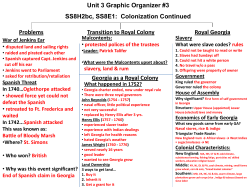 Problems Transition to Royal Colony Royal Georgia Unit 3 Graphic