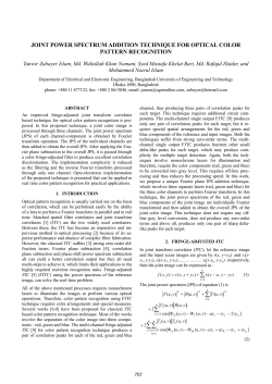 joint power spectrum addition technique for optical color