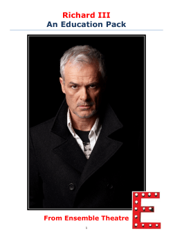 Richard III An Education Pack