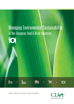 Managing Environmental Sustainability