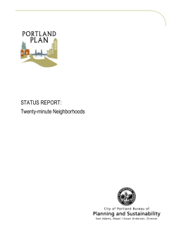 20 Minute Neighborhoods