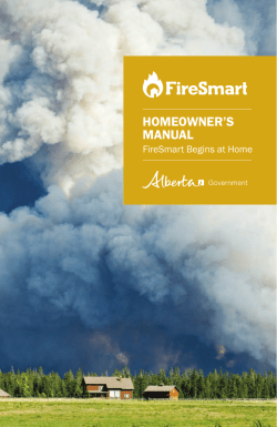 FireSmart Homeowner`s Manual