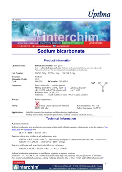 Sodium bicarbonate