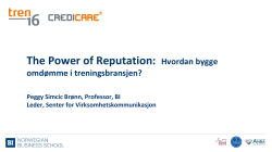 The Power of Reputation: Hvordan bygge