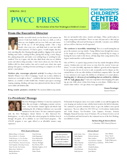 here - Port Washington Children`s Center