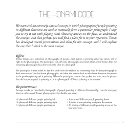 The Konami Code