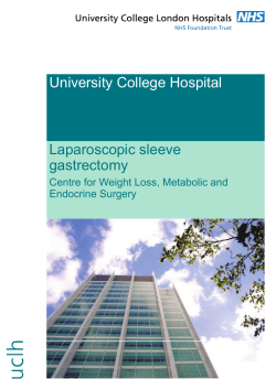 Laparoscopic Sleeve Gastrectomy