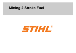 Mixing 2 Stroke fuel