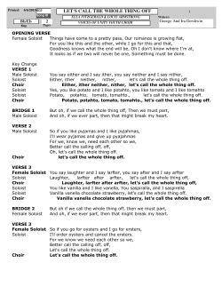 LET`S CALL THE WHOLE THING OFF