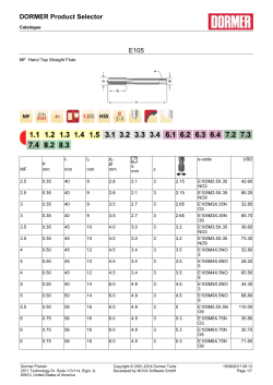 Print - Dormer Pramet