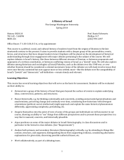 Modern Jewish History