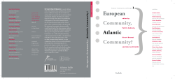 European Community, Atlantic Community?