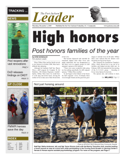 Post honors families of the year