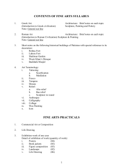 fine arts practicals