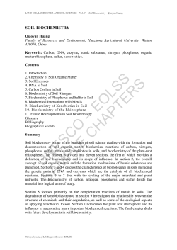 Soil Biochemistry