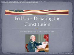 Federalists - TeacherWeb