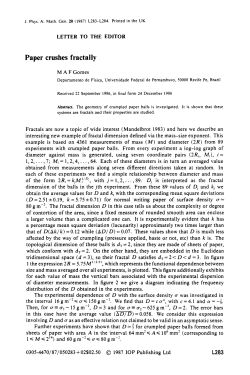 Paper crushes fractally