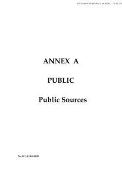 Annex A Public Sources - ICC