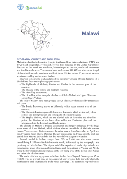 Malawi - Food and Agriculture Organization of the United Nations