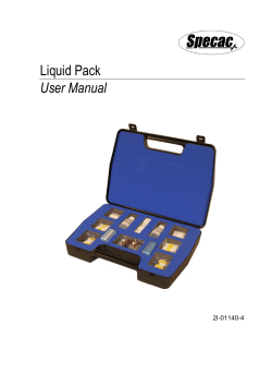 Liquid Pack User Manual