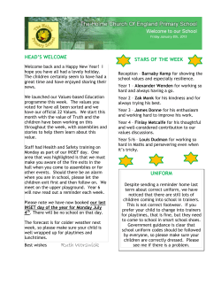 Ruth Worswick - The Holme Primary School