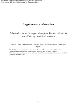 Supplementary information - Royal Society of Chemistry