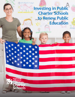 than 60 percent - National Alliance for Public Charter Schools